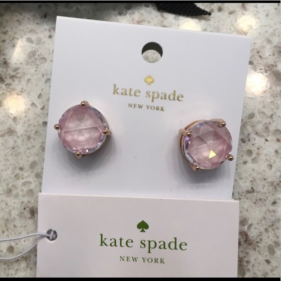 kate spade Jewelry - NWT Kate Spade Earrings in Blush